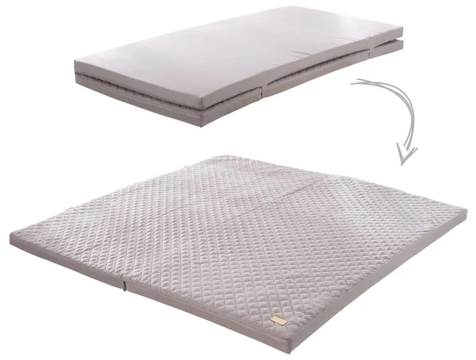 Тъмносиво детско килимче за игра 120x120 cm Style – Roba