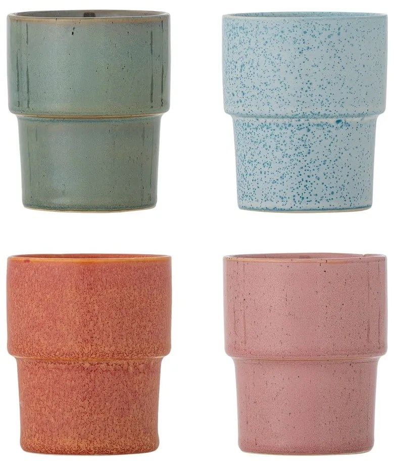 Глинени чаши в комплект от 4 бр. за еспресо 150 ml Ewan – Bloomingville