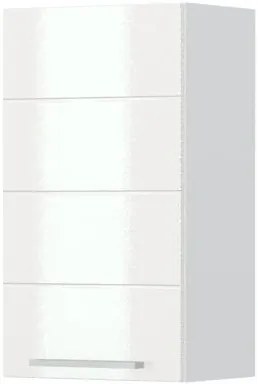 Висящ шкаф Hudson V7-40-1K-White - White glossy
