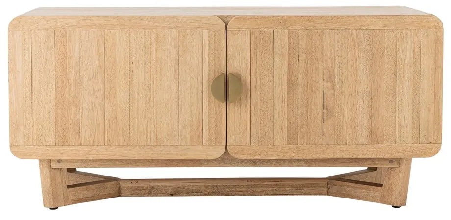 Скрин от масивно каучуково дърво в естествен цвят 120x55x45 cm Serrone – Bloomingville