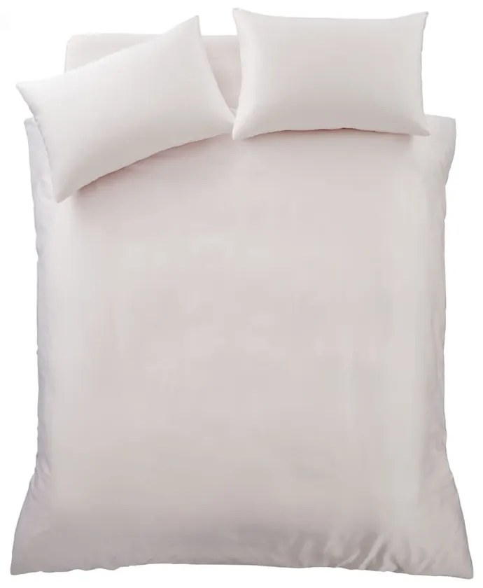 Розово двойно удължено сатенено спално бельо 230x220 cm Silky Soft – Catherine Lansfield