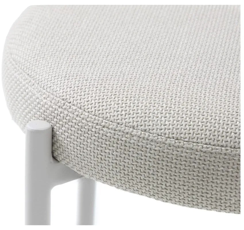 Кремав метален стол Pelican – Unique Furniture