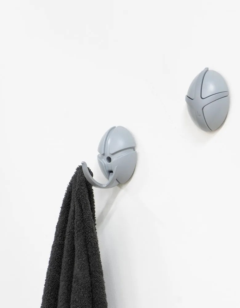 Сива стенна кука Tick - Spinder Design