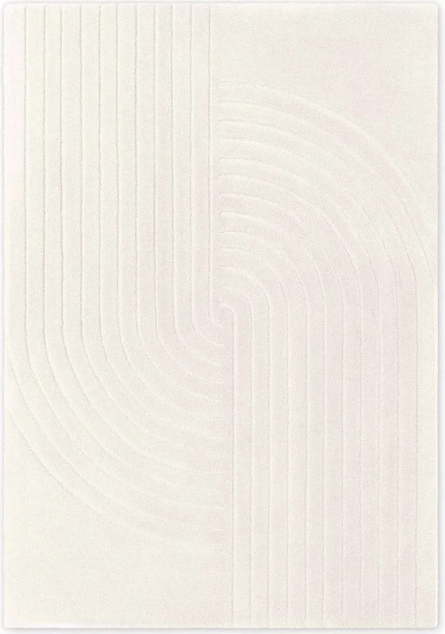 Кремав ръчно изработен вълнен килим 160x230 cm Arcura – Vikosa