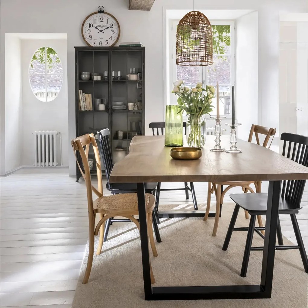 Трапезен стол atmosphera Isak, Дъб - Бежов