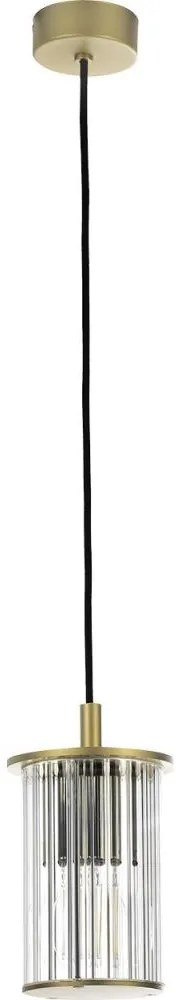 Argon 8755 - Екстериорен пендел NORFOLK 1xE27/15W/230V IP44 златист