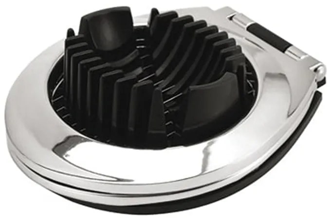 Двойна резачка за яйца KINGHOFF KH 1165, 12х9.5 см, Черен/сребрист