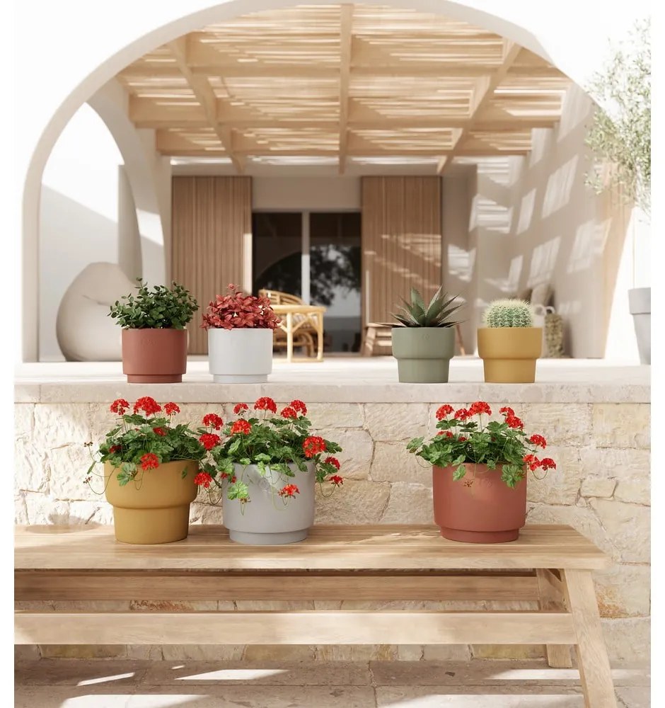 Керамична ръчно изработена саксия за цветя ø 20 cm Echo – Artevasi