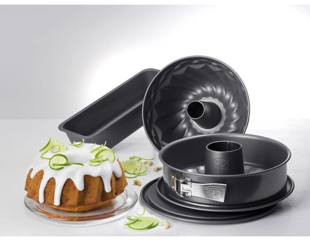 Комплект от 4 части стоманени форми за печене Четири - Dr. Oetker