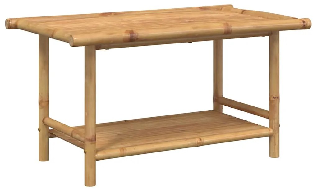 366473 vidaXL Маса за кафе, 90x50x45 см, бамбук