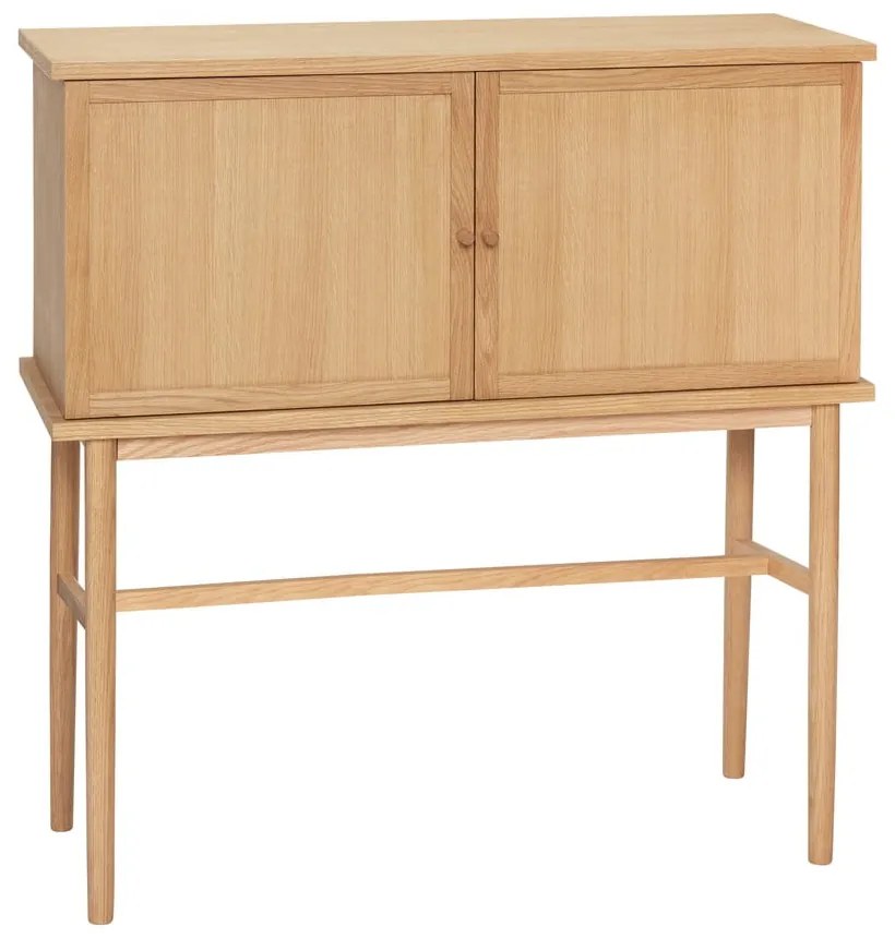 Шкафче от декор от дъб в естествен цвят 90x90 cm Dash – Hübsch