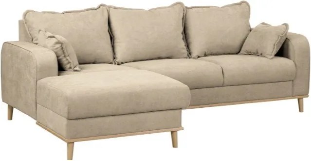 Бежов ъглов диван (ляв ъгъл) Beata - Ropez