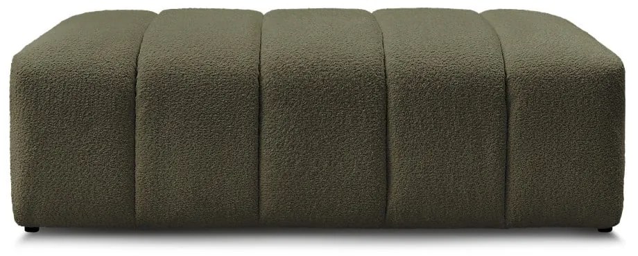 Зелена табуретка от прежда с примки от букле Annecy – Bobochic Paris