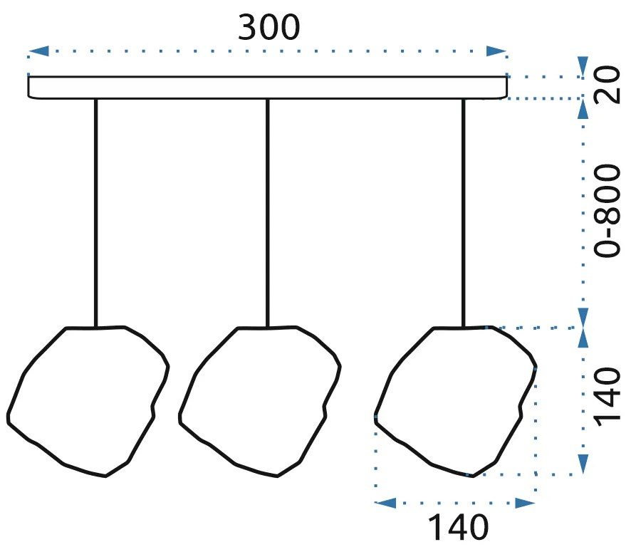 Пендел LED ICE APP320