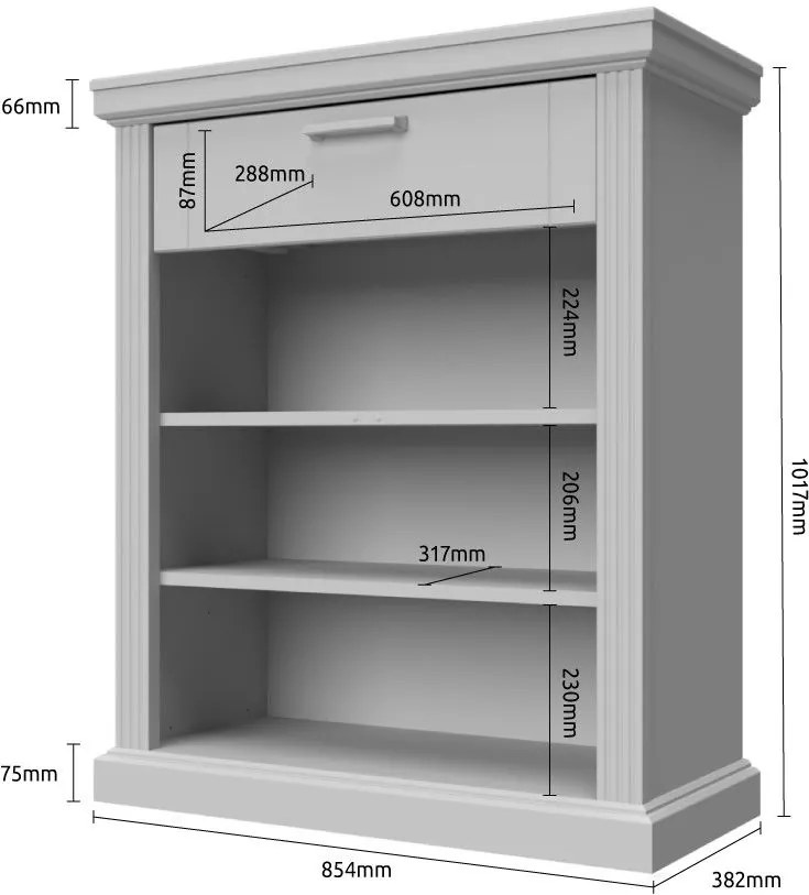 Шкаф за обувки Tahoma-Anthraki
