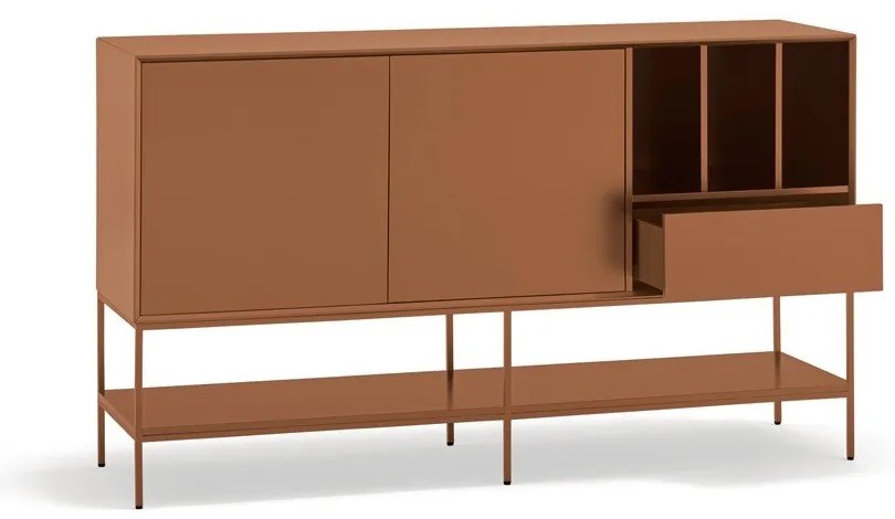 Скрин в тухлен цвят 166x98x45 cm Platt – Teulat