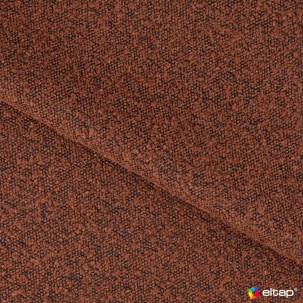 Теракотено двойно легло 180x200 cm тапицирано с място за съхранение с включена подматрачна рамка Pointt – ELTAP