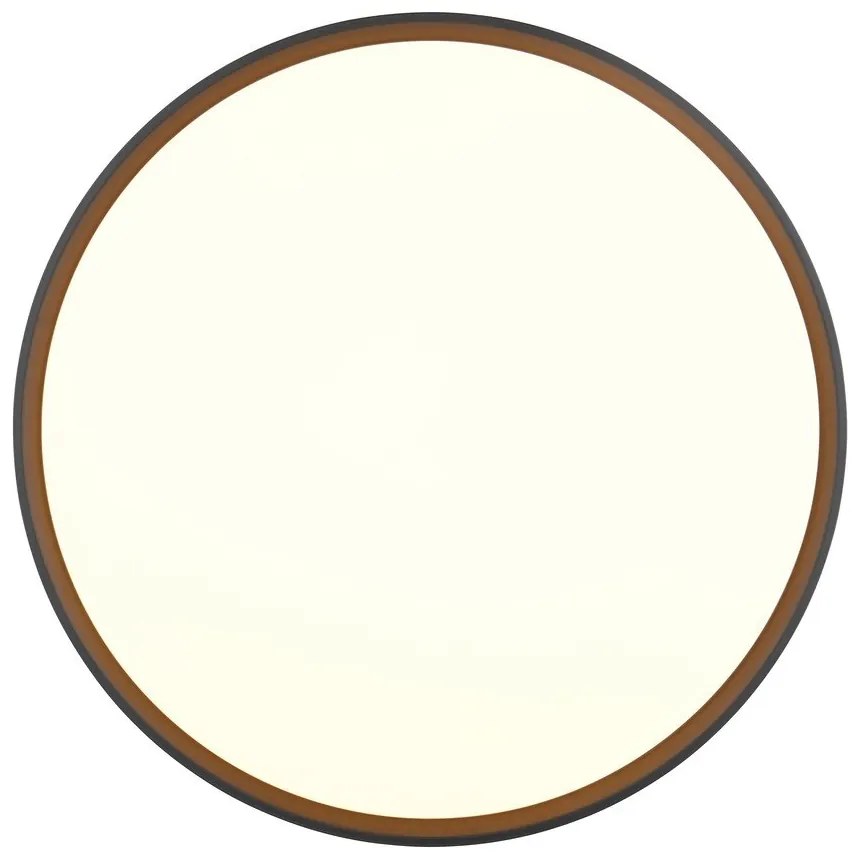 Черно-бяло LED осветително тяло за таван ø 47 cm Spacy – Trio