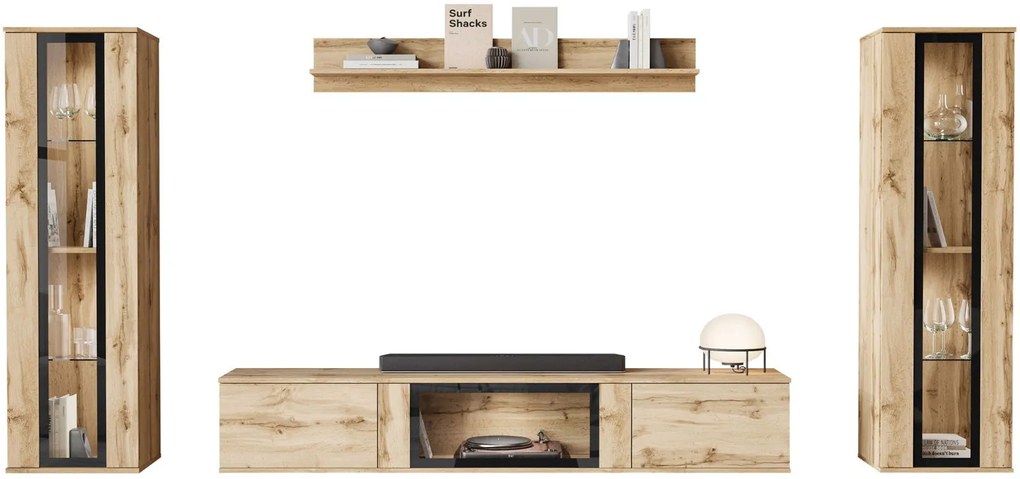 Комплект за Всекидневна Каро-Натурален