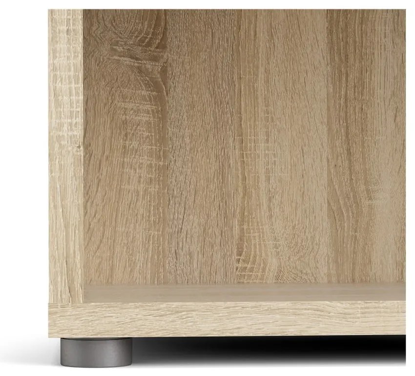 Модулна етажерка за книги в дъбов декор в естествен цвят 89x189 cm Prima - Tvilum