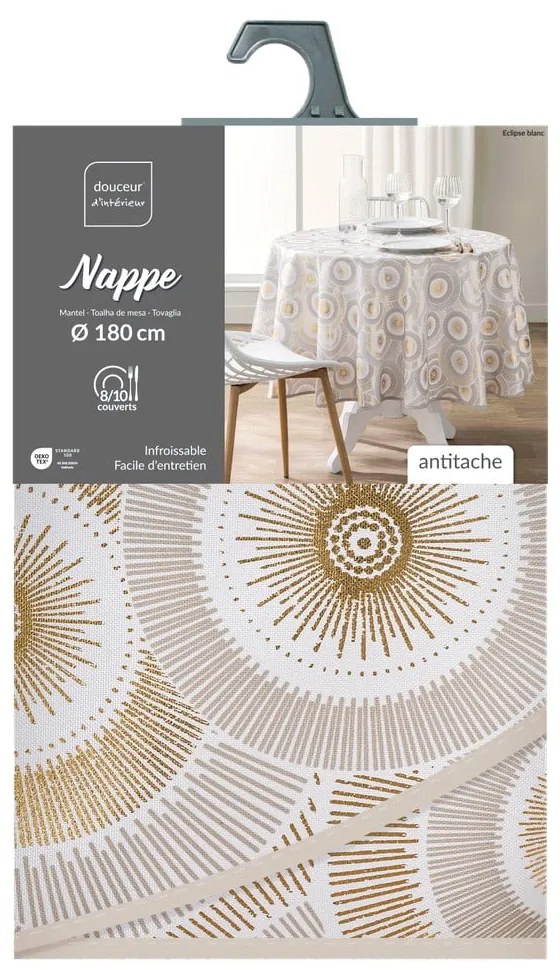 Покривка за маса ø 180 cm Eclipse – douceur d'intérieur