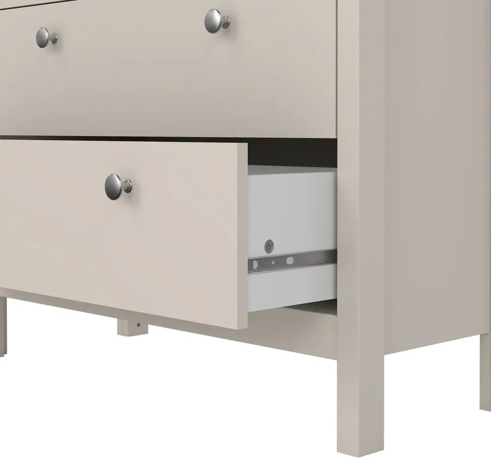 Сиво-бежова витрина 78x199x33 cm Madrid – Tvilum