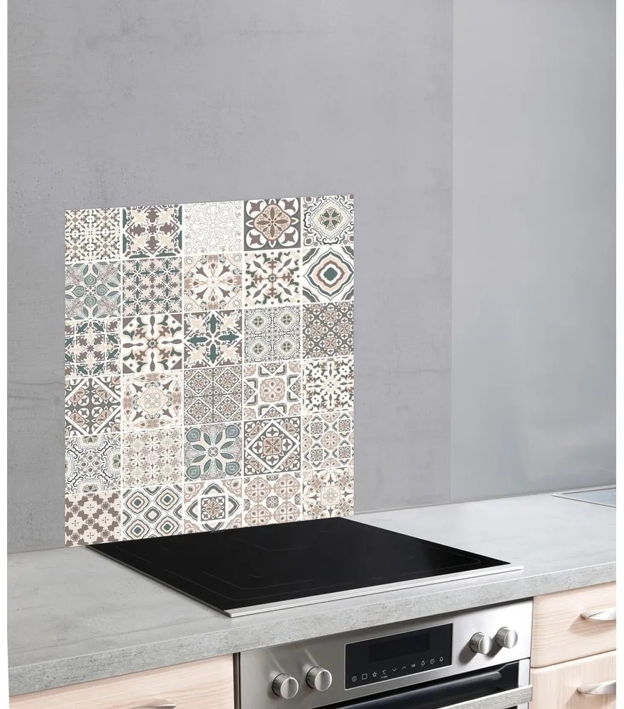 Стъклен капак за стена за печка Splashback Tile - Wenko