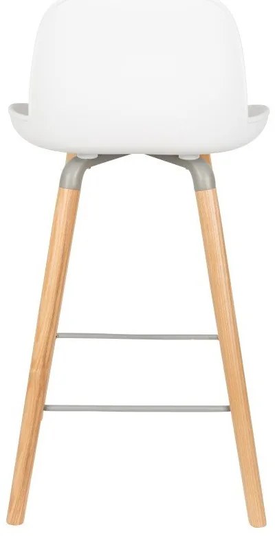 Комплект от 2 бели бар столове , височина на седалката 65 cm Albert Kuip - Zuiver