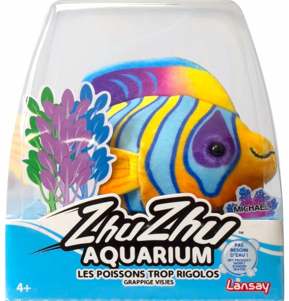 Играчки Lansay Zhu Zhu Aquarium Crystal Le Poisson Ange Royal