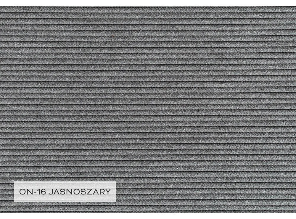 Сив разтегателен ъглов диван от рипсено кадифе (десен ъгъл) Lofty Lilly – Miuform