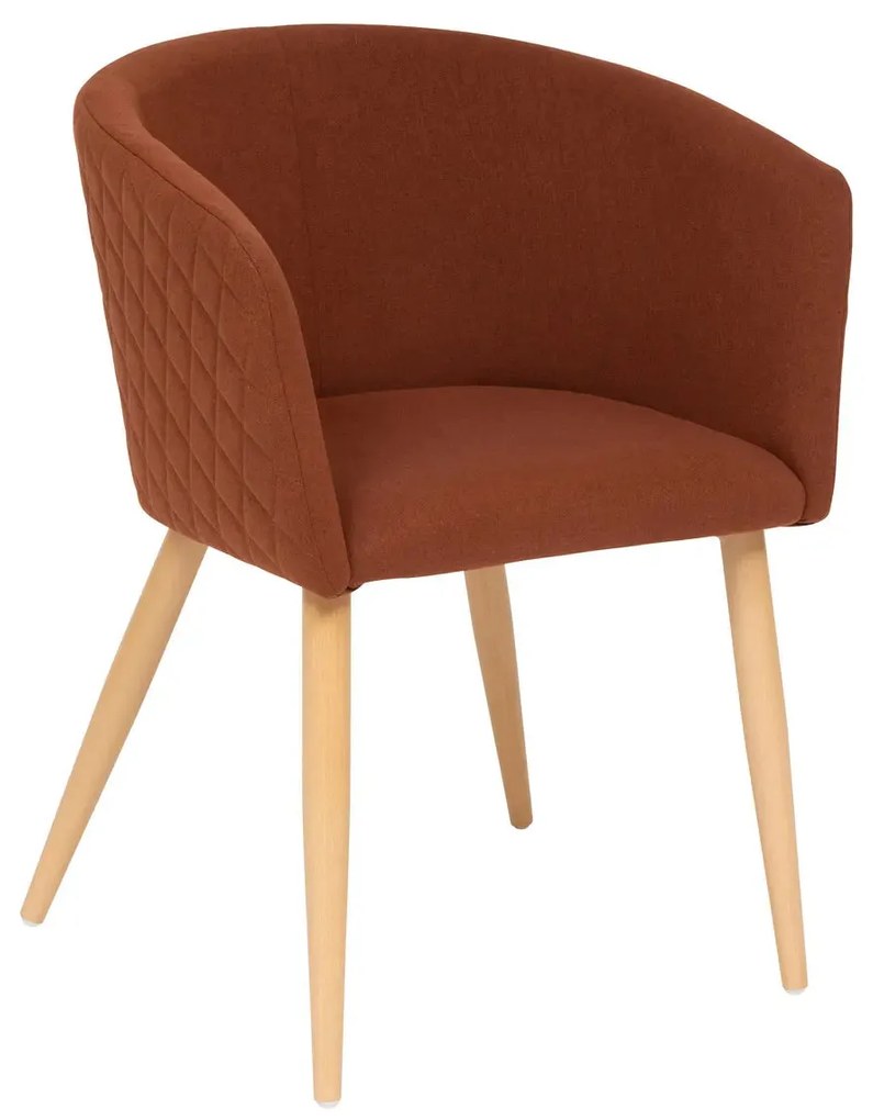 Трапезен стол atmosphera Marlo, Текстил - Слонова кост