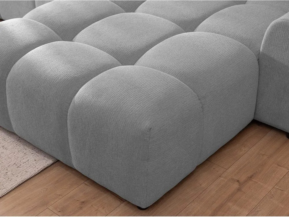 Сив ъглов диван (десен ъгъл) Albane – Ropez
