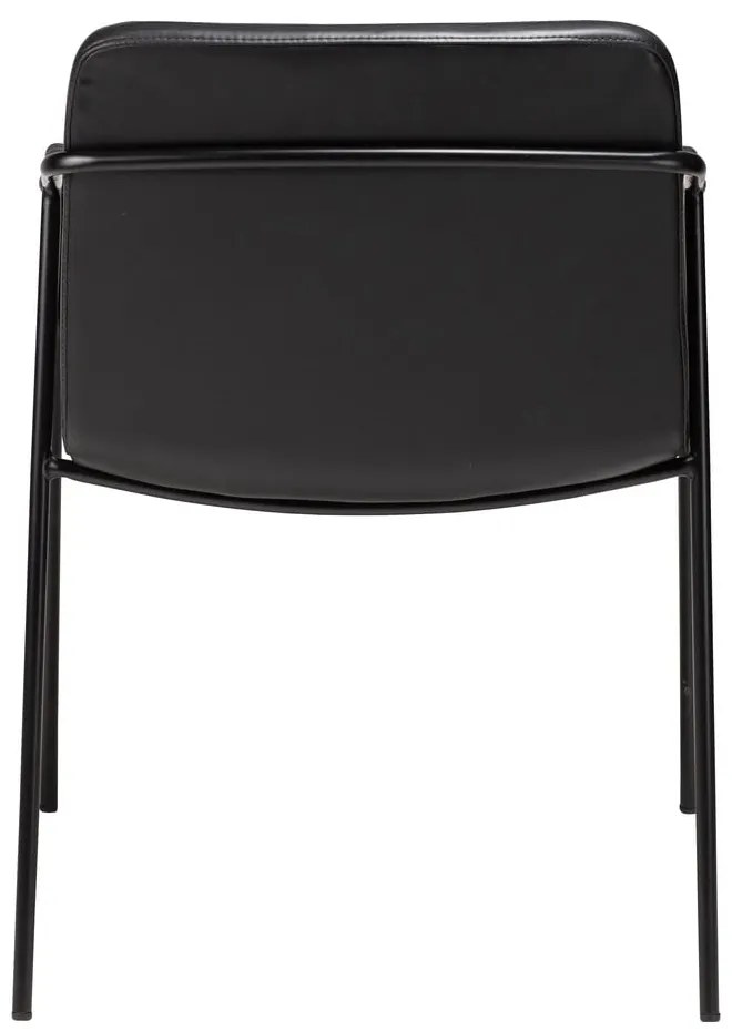 Стол за хранене от черна изкуствена кожа Boto - DAN-FORM Denmark