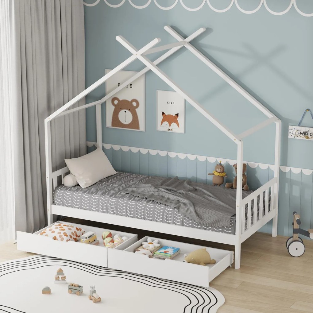 Детско легло Valerie-бял