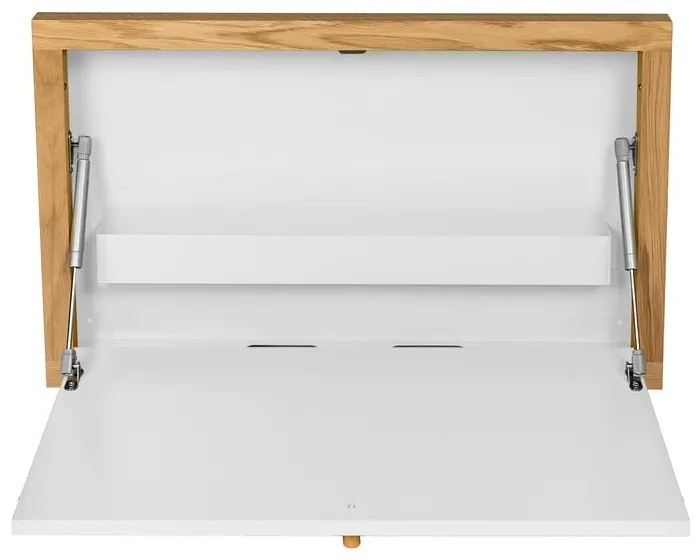 Бяла маса за накланяне, монтирана на стена Brenta - Woodman