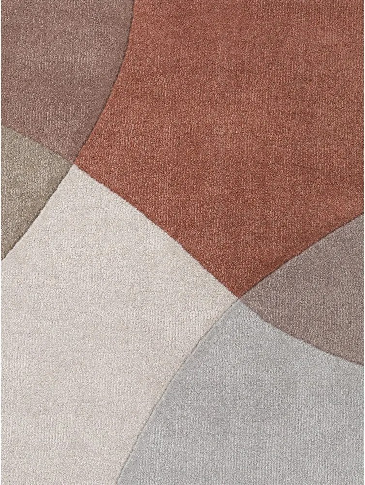 Бежов ръчно изработен вълнен кръгъл килим ø 200 cm Hackney Clarissa – Ted Baker