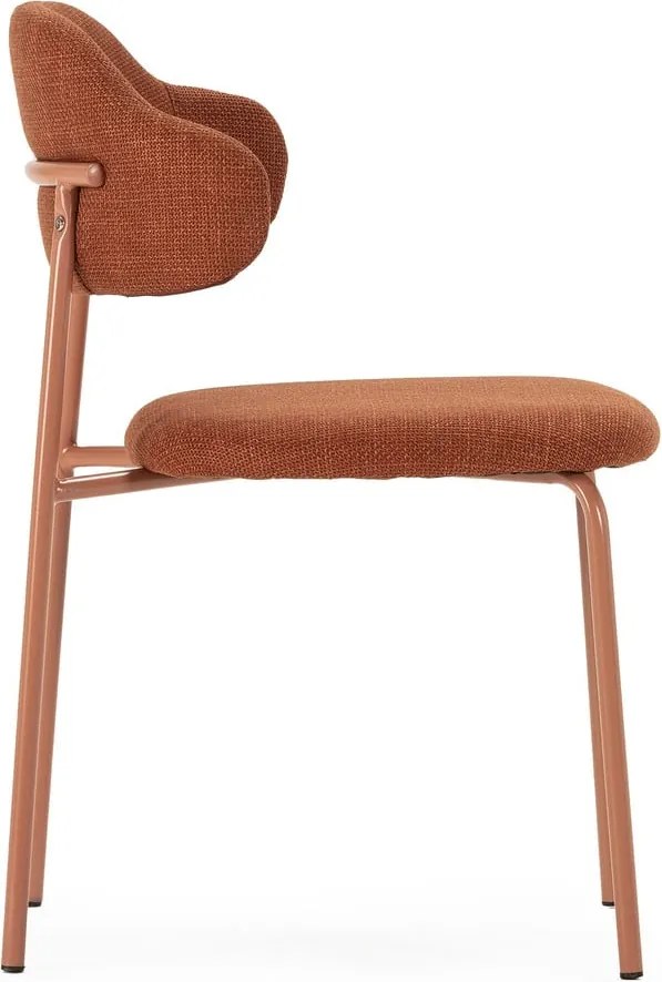 Трапезни столове в комплект от теракотени 4 бр. Adriel – Marckeric