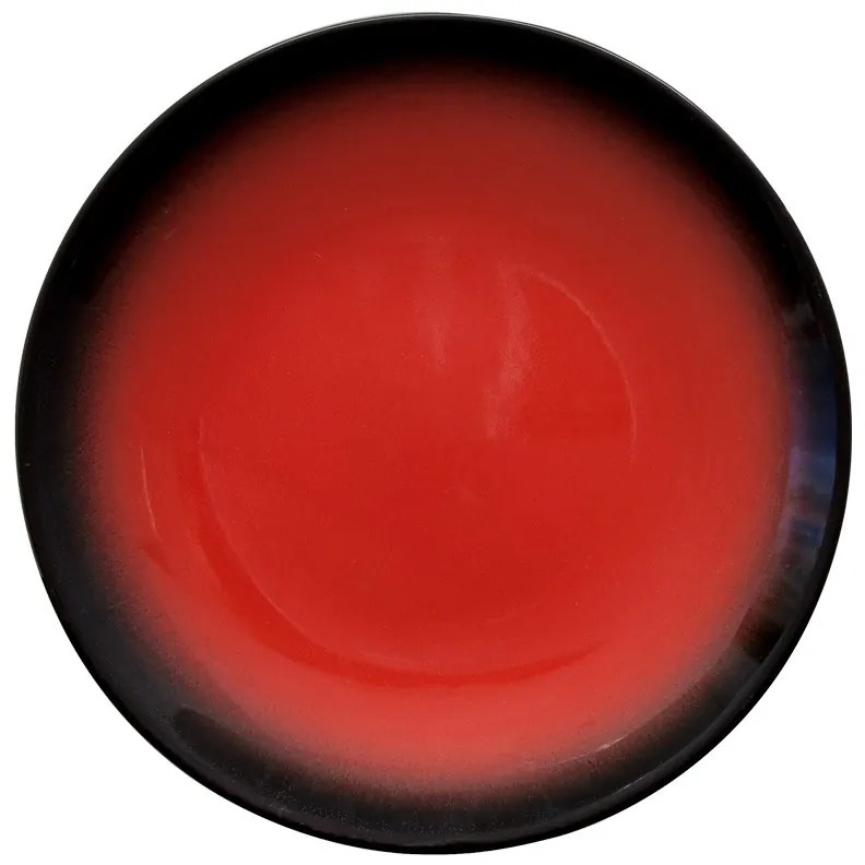 Gural Porselen - Marmaris Black/Red Чиния 23cm. (NBNEO23DU631KMZS)