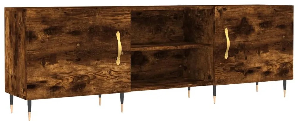 829081 vidaXL ТB шкаф, опушен дъб, 150x30x50 см, инженерно дърво