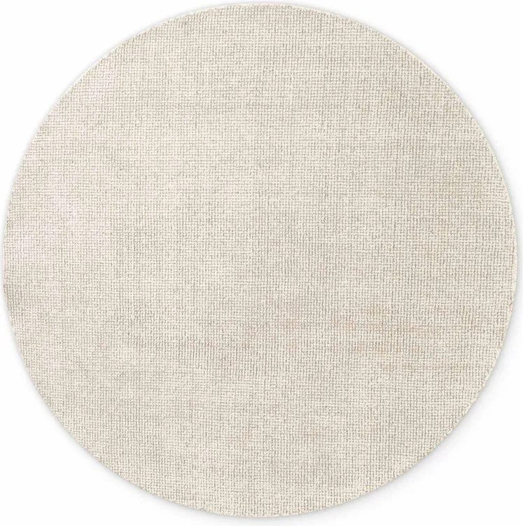 Кремав ръчно изработен вълнен кръгъл килим ø 200 cm Greenwich – Ted Baker