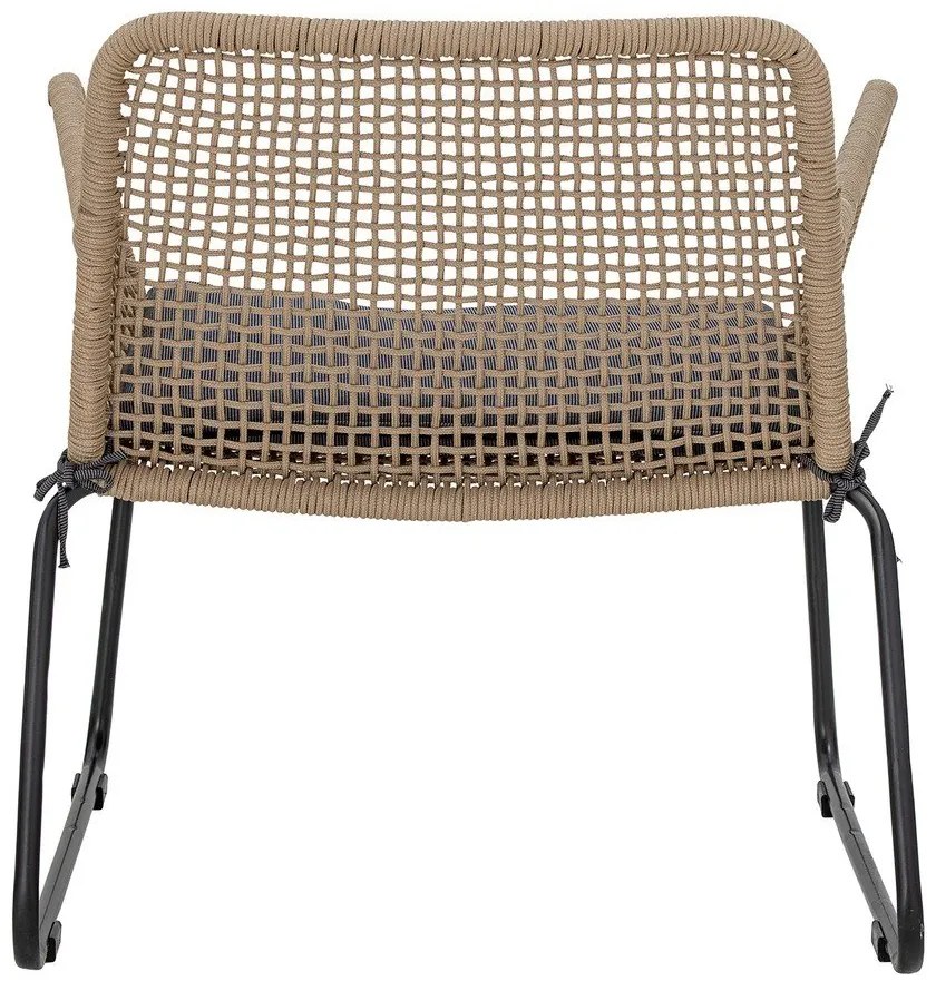 Градински фотьойл в сиво и бежово Mundo – Bloomingville