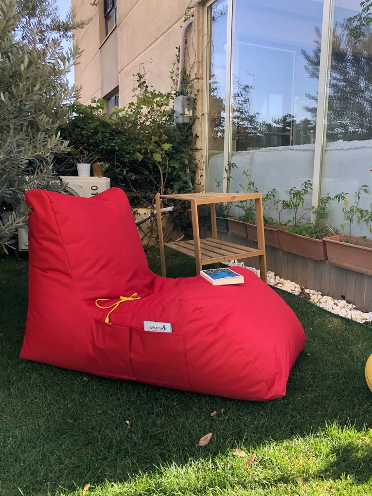 Пуф Daybed, цвят Червен