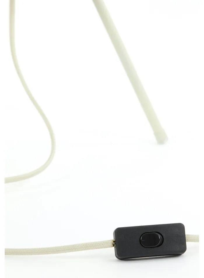 Кремава настолна лампа (височина 60 cm) Plumeria - Light &amp; Living