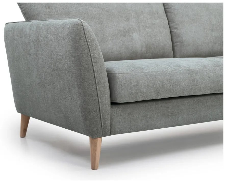 Светлосив ъглов диван (ляв ъгъл) Paris - Scandic