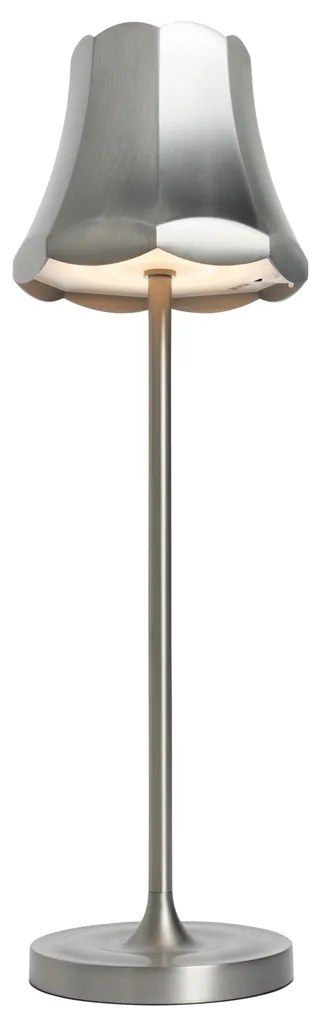 Ретро настолна лампа Gunmetal акумулаторна IP44 - Granny