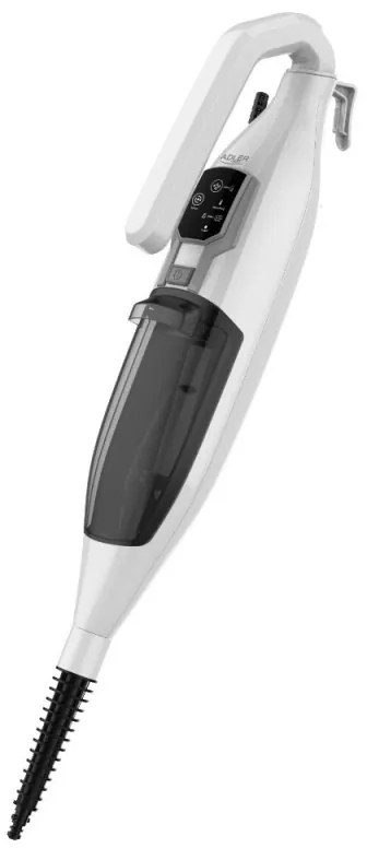 Моп за чистене с пара Adler AD 7052, 1300 W, 3 настройки, 0.550 л, 2 въртящи се глави, 2 режима на работа, Бързо загряване, Бял