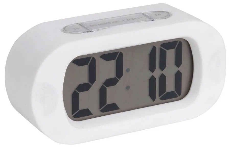 Бял гумиран будилник Gummy - Karlsson