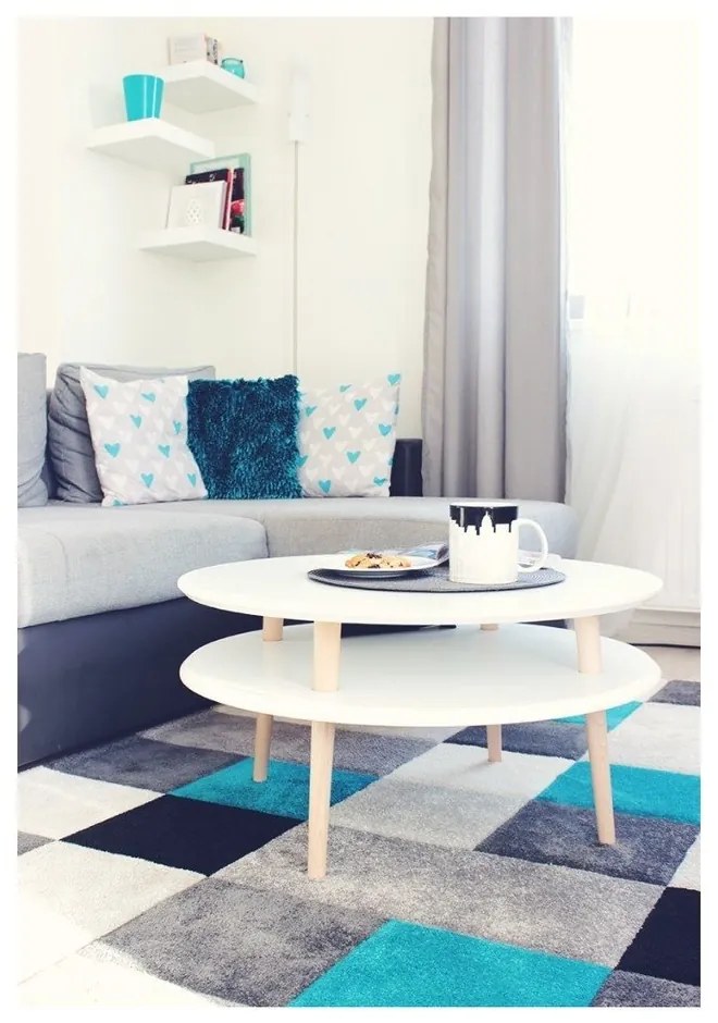 Бяла масичка за кафе UFO, Ø 70 cm Ufo - Ragaba