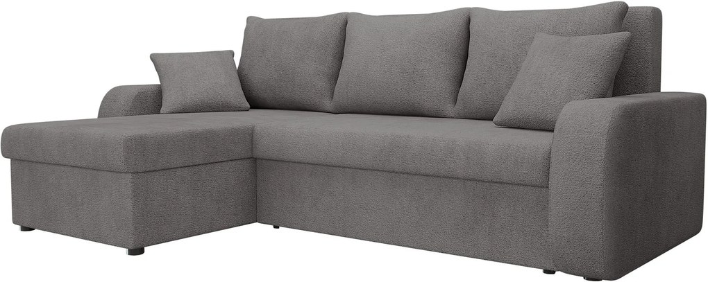 Ъглов диван Kris-Сиво тъмно