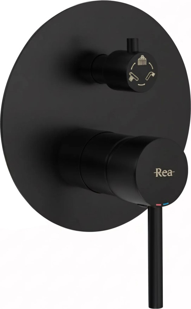 ДУШ СИСТЕМА за вграждане за вана Rea Lungo Black